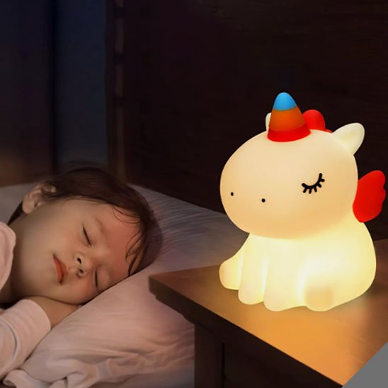 Licorne Veilleuse bébé