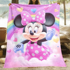Couverture Bébé Souris Magique - Flanelle Douce
Maman et couverture souris mauve