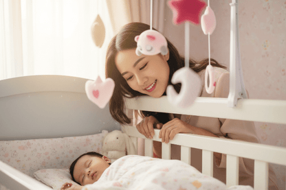 Mobile musical pour bebe Moment tendre maman et bébé