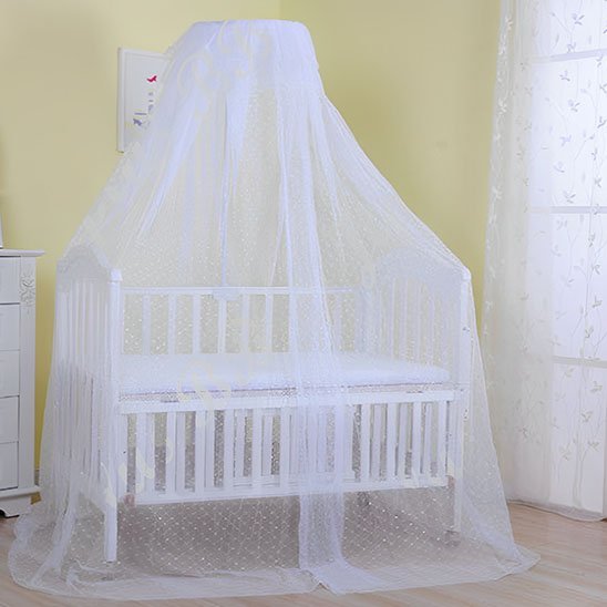 Moustiquaire ciel de lit blanc