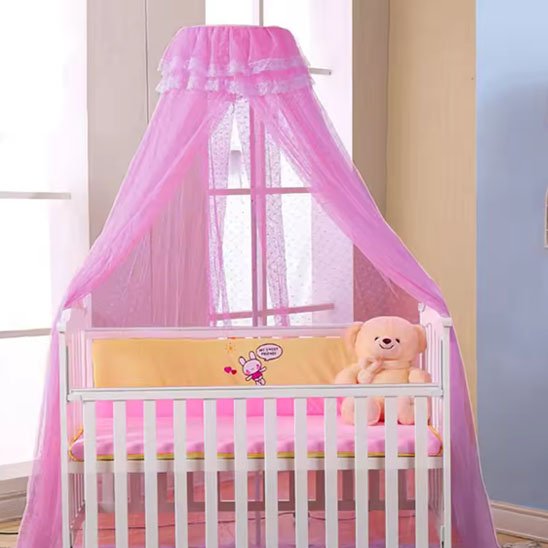 Moustiquaire ciel de lit rose foncée 