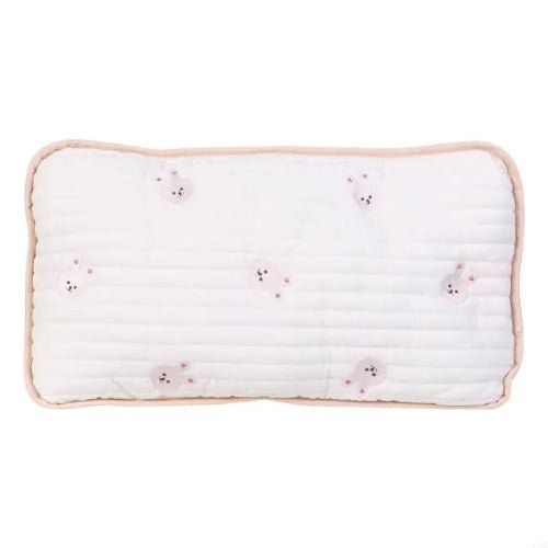 Oreiller pour bebe lapin rose