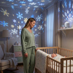 Projecteur enfant maman qui contemple son petit