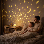 Projecteur enfant papa et fille