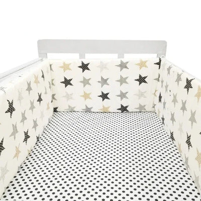 Réducteur de lit bébé étoiles beiges 