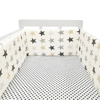 Réducteur de lit bébé étoiles beiges 