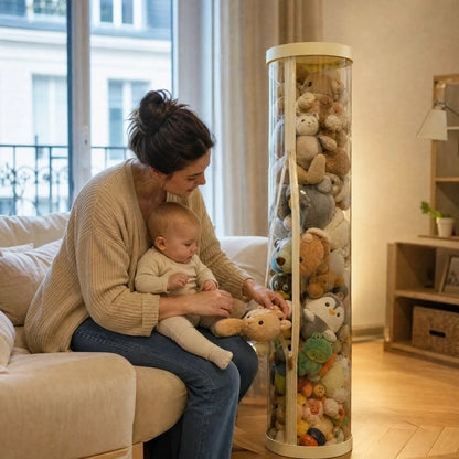 Rangement pour peluche​ rempli de toutou