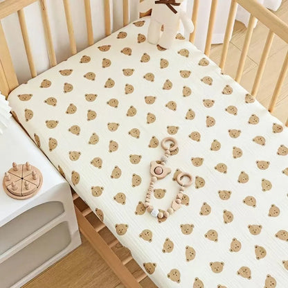 tour de lit ourson avec attaches suce 