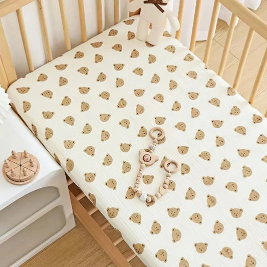 tour de lit ourson avec attaches suce 