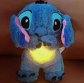 peluche loutre qui respire lumineuse bleue