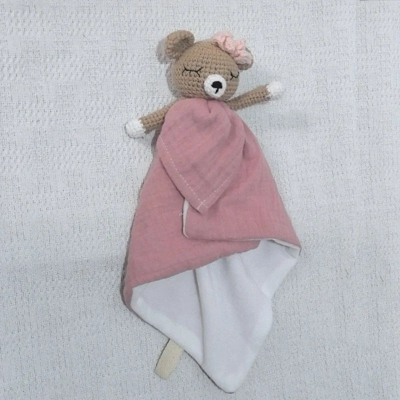 Doudou Bébé Fille Câlin Apaisant - Peluche Enveloppante
Doudou-Bébé-Fille-ourson -rose