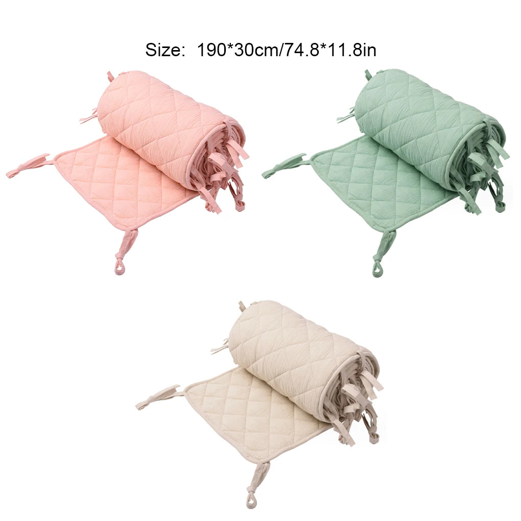 tour de lit bebe 3 couleurs