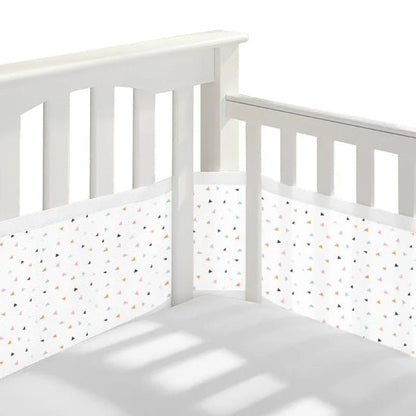 tour de lit respirant petits motifs