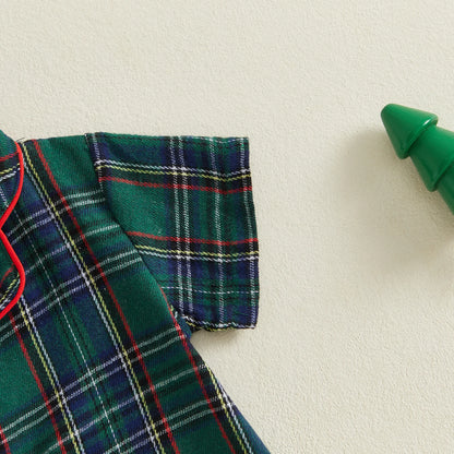 PYJAMAS BEBE NOEL | pyjama a carreaux