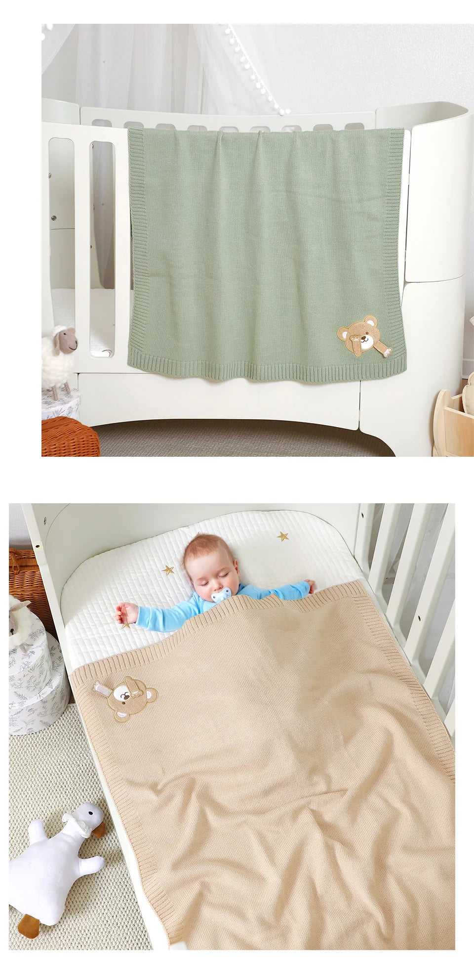 Couverture chaude bébé | Petit Ourson