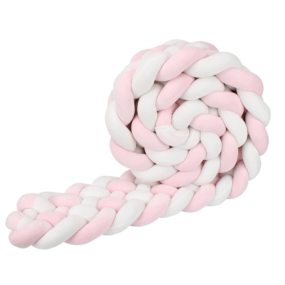 tresse de lit bebe
rose blanche