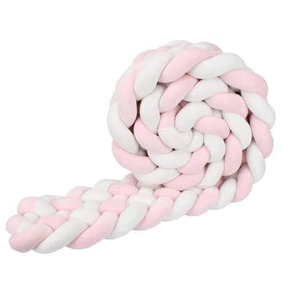 tresse de lit bebe
rose blanche