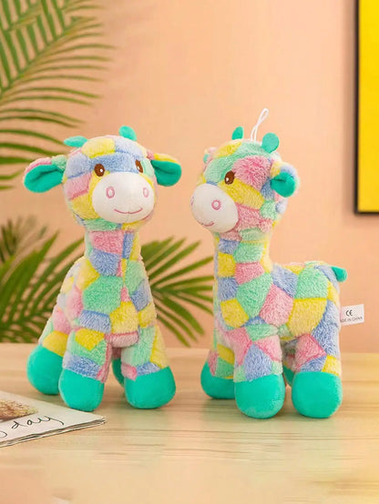 peluche d'éveil | Girafe Colorée Robuste