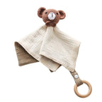 Doudou bébé garçon brune et beige