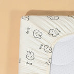 tour de lit ourson petit motifs de lapins 