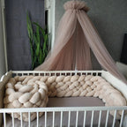 tresse de lit bebe beige 