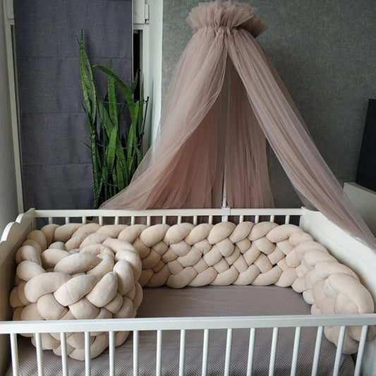 tresse de lit bebe beige 