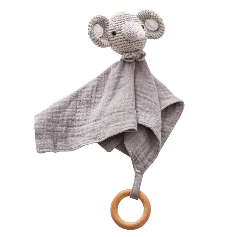 Doudou bébé garçon grise