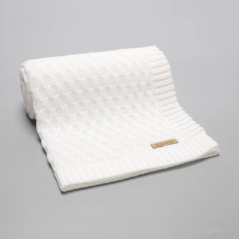 Couverture chaude BEBE blanche