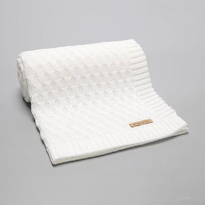 Couverture chaude BEBE blanche