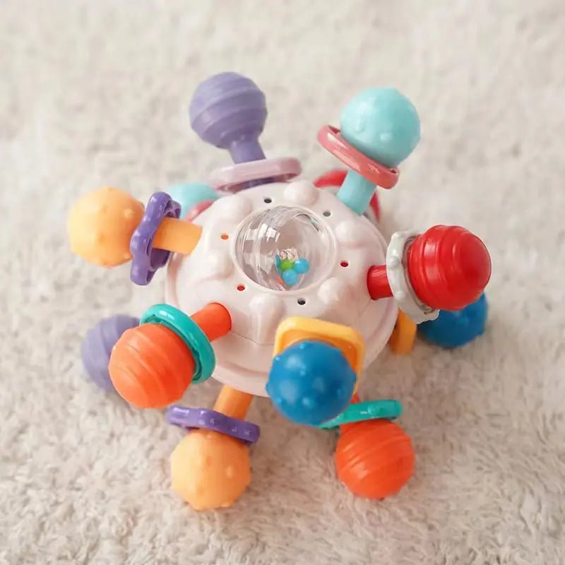 Hochet Bébé Rotatif Amusant - Jouet Innovant Hochet pour bebe dentition rotatif sensoriel rose 