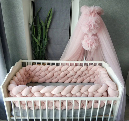 tresse de lit bebe
et tresse rose geante
