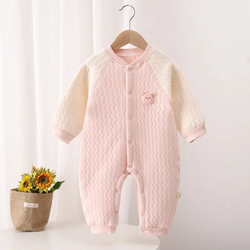 Barboteuse Bébé Coton Douceur Thermique - Bio
beige et rose