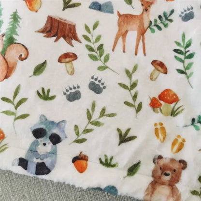 Couverture Bébé douce ourson 