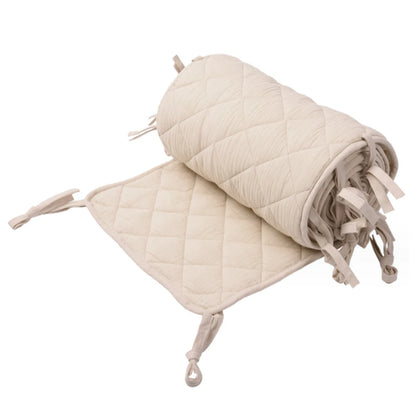 Tour de lit bébé garçon beige 