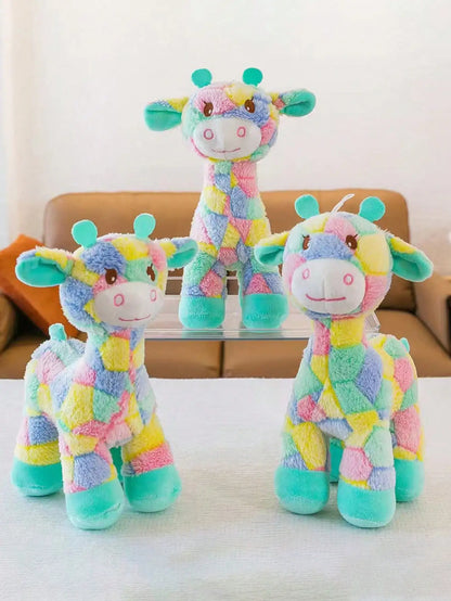 peluche d'éveil | Girafe Colorée Robuste
