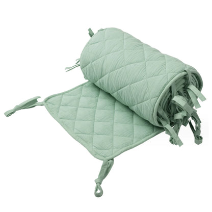 Tour de lit bébé garçon vert 
