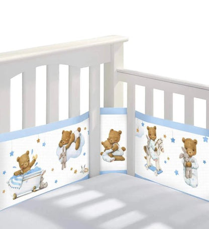 tour de lit respirant oursons