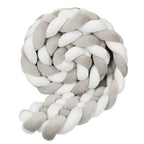 tresse de lit bebe
gris blanc geante