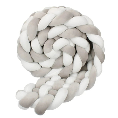 tresse de lit bebe
gris blanc geante