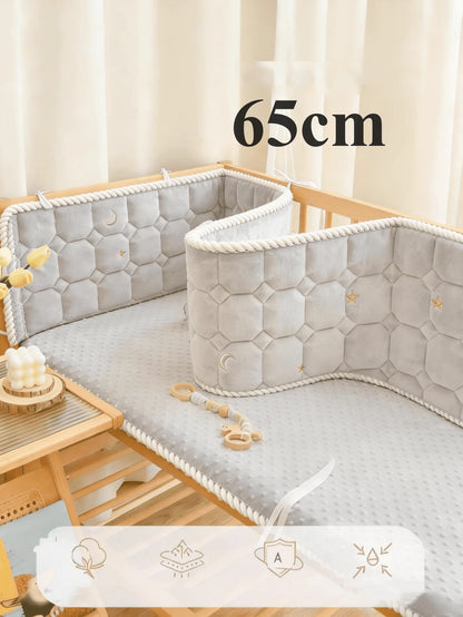 Tour de Lit Complet Bébé gris 65 cm