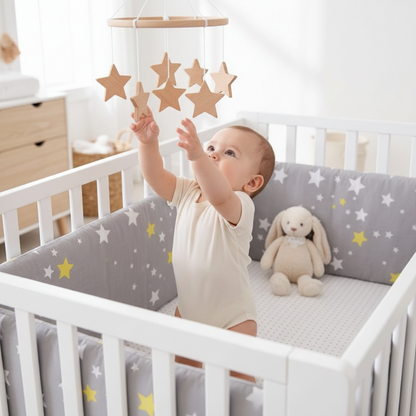 Tour de lit bébé doudou mobile 2 debout couchette