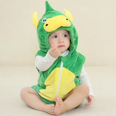 Un Deguisement Halloween bebe vert 