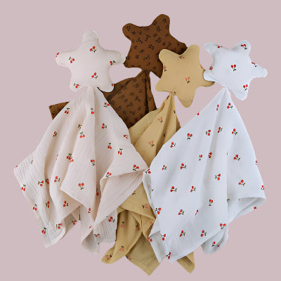 Une doudou pour bébé lune brune 