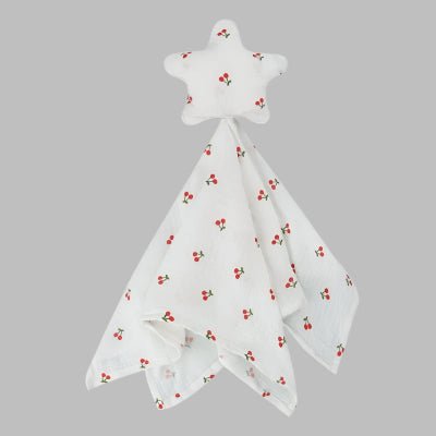 Une doudou bebe naissance étoile blanche