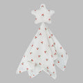 Une doudou bebe naissance étoile blanche