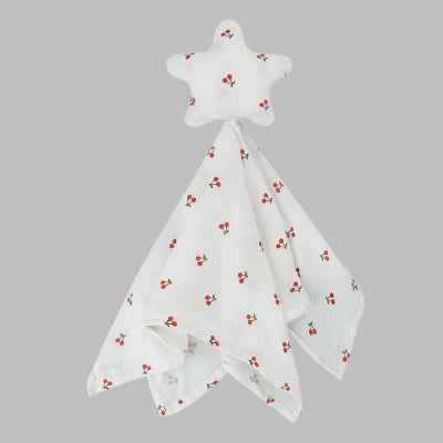 Une doudou pour bébé étoile blanche 