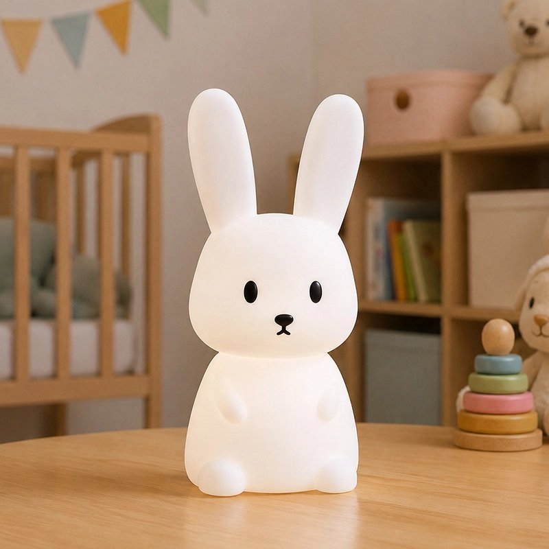 Veilleuse LED Rechargeable veilleuse bébé usb blanche lapin