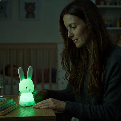 Veilleuse LED Rechargeable veilleuse bébé usb verte lapin veilleuse bébé usb