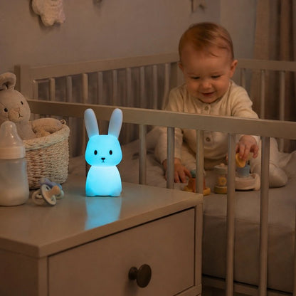Veilleuse LED Rechargeable veilleuse bleue bébé usb