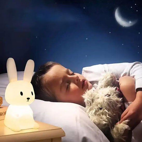 Veilleuse lapin bébé sommeil